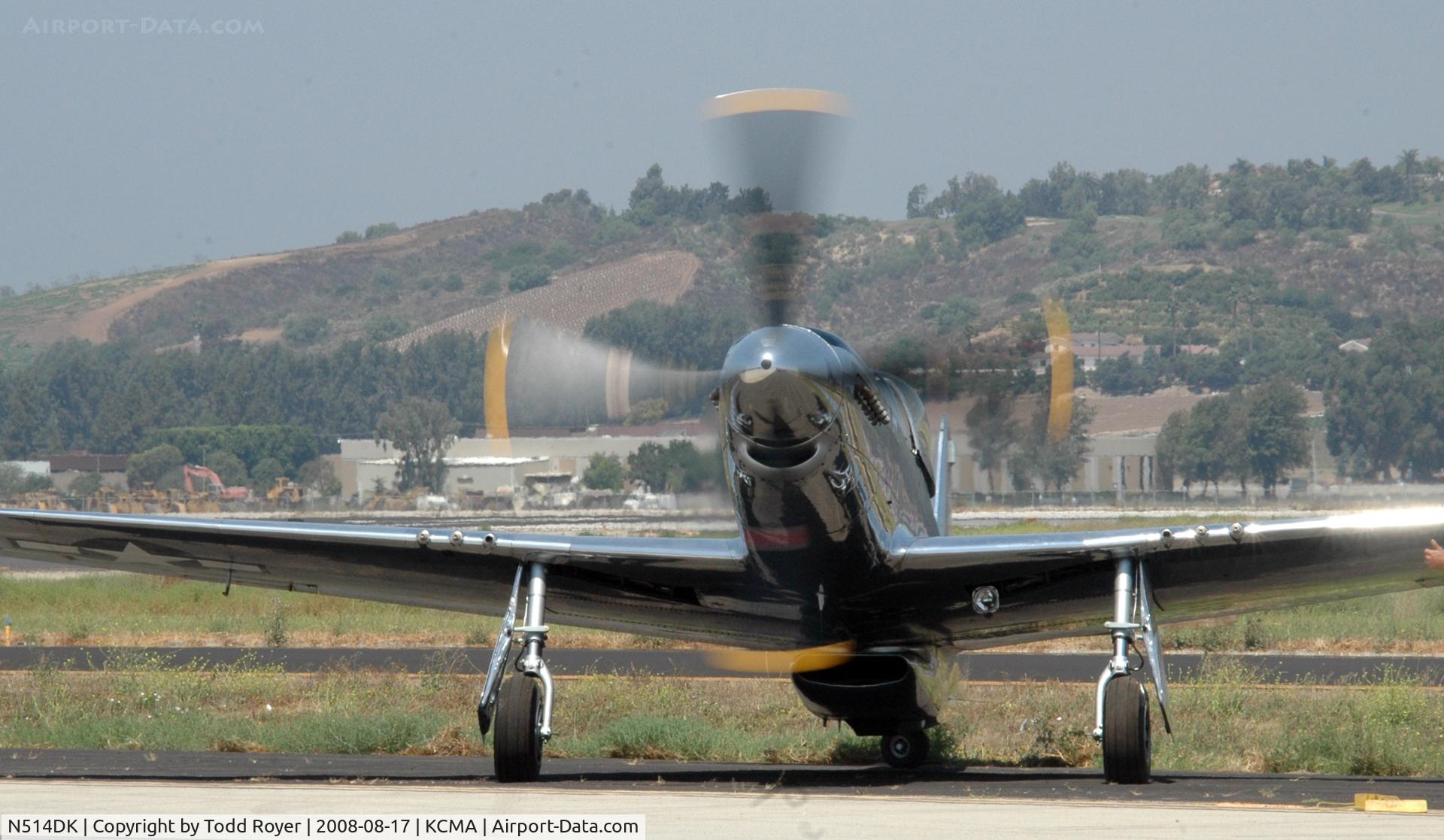 N514DK, 1945 North American P-51D Mustang C/N 45-11558, Camarillo Airshow 2008