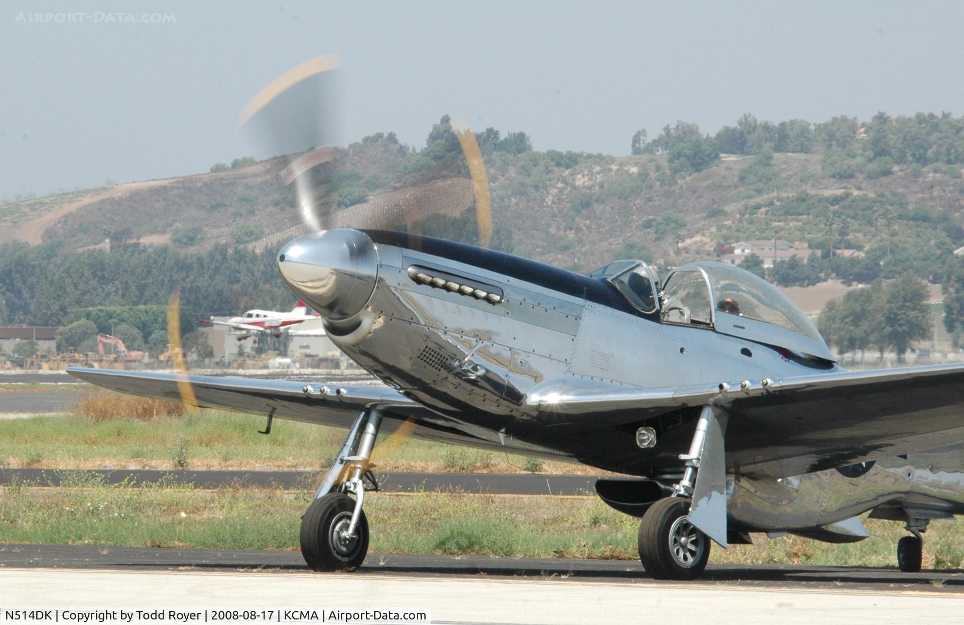 N514DK, 1945 North American P-51D Mustang C/N 45-11558, Camarillo Airshow 2008
