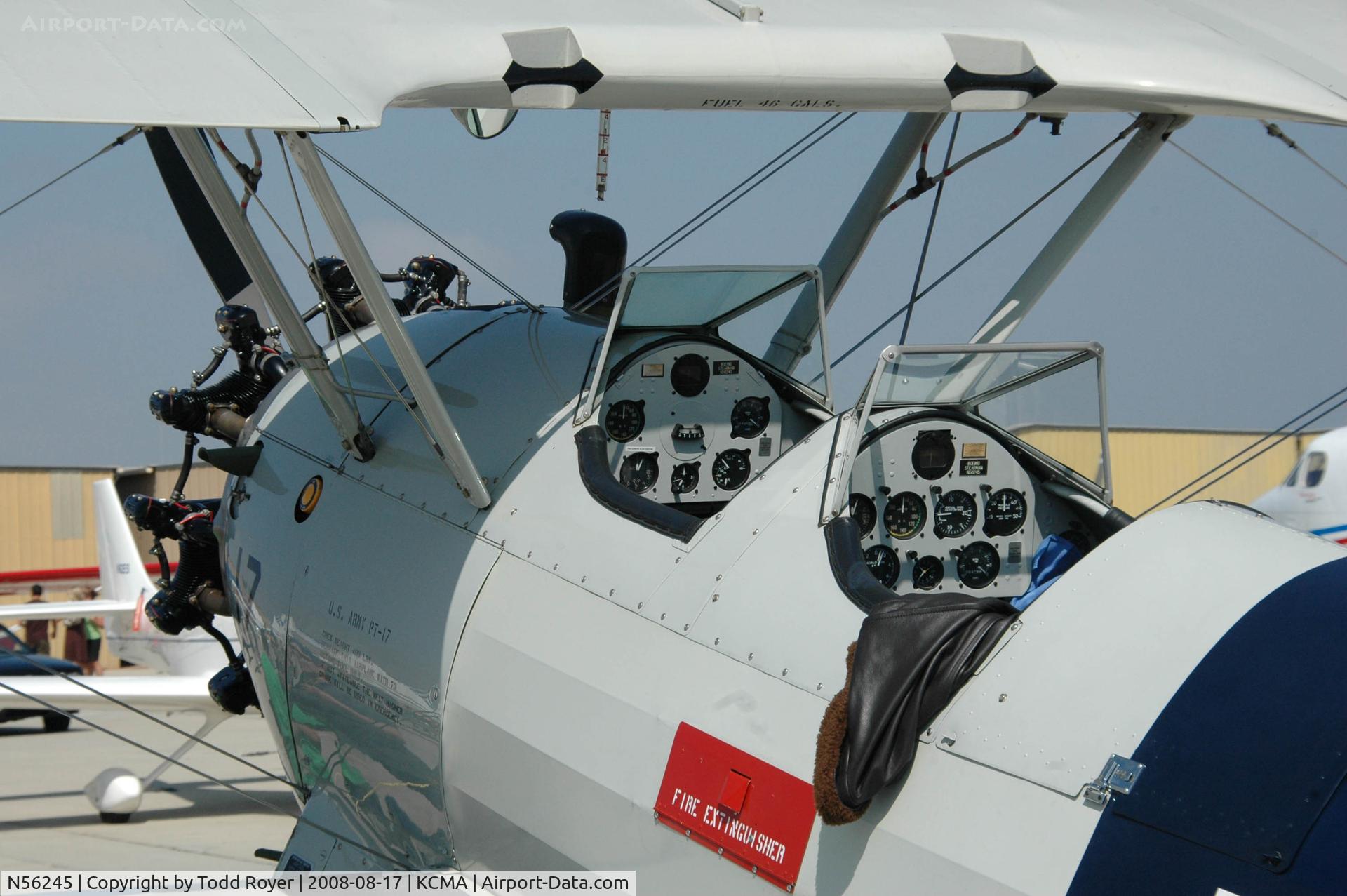 N56245, 1941 Boeing A75N1(PT17) C/N 75-4284, Camarillo Airshow 2008
