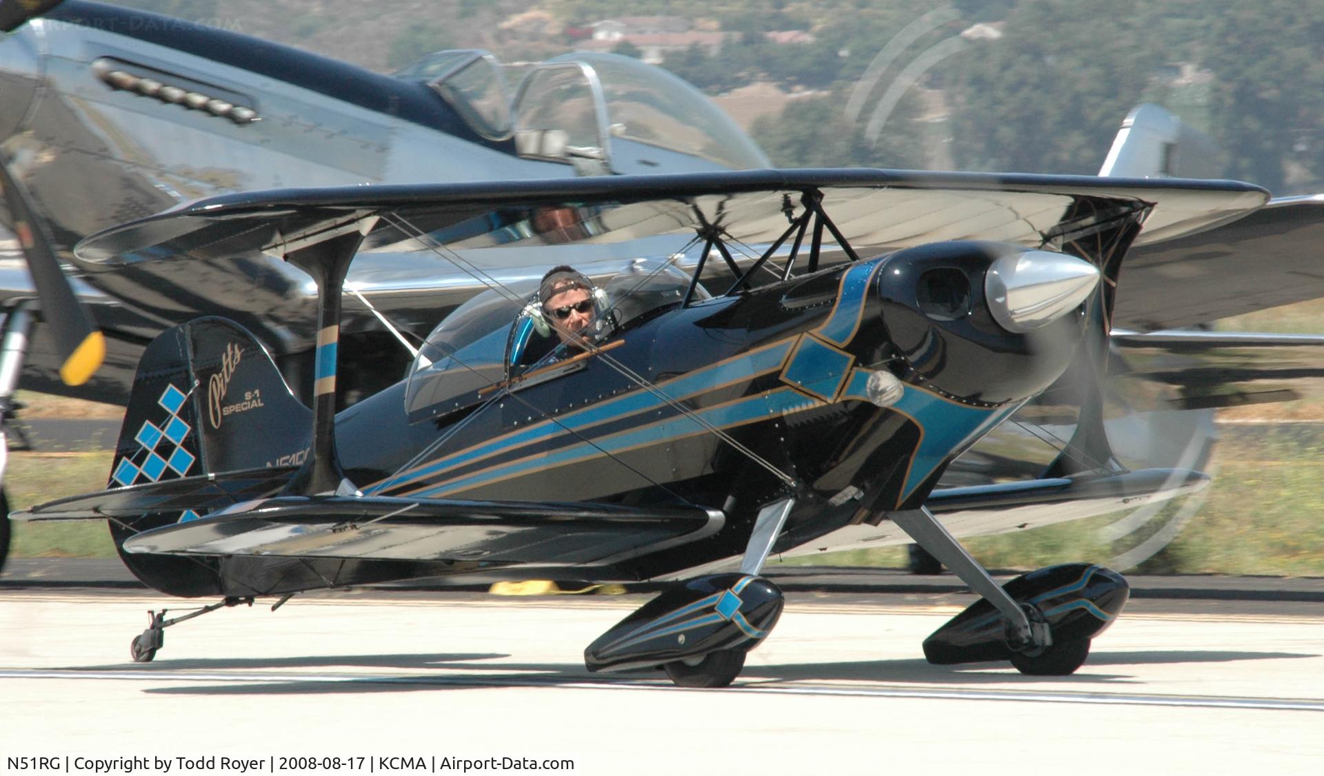 N51RG, Pitts S-1 Special C/N 110551, Camarillo Airshow 2008