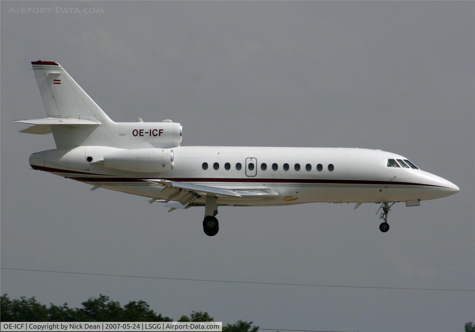 OE-ICF, 1987 Dassault Falcon 900 C/N 22, LSGG