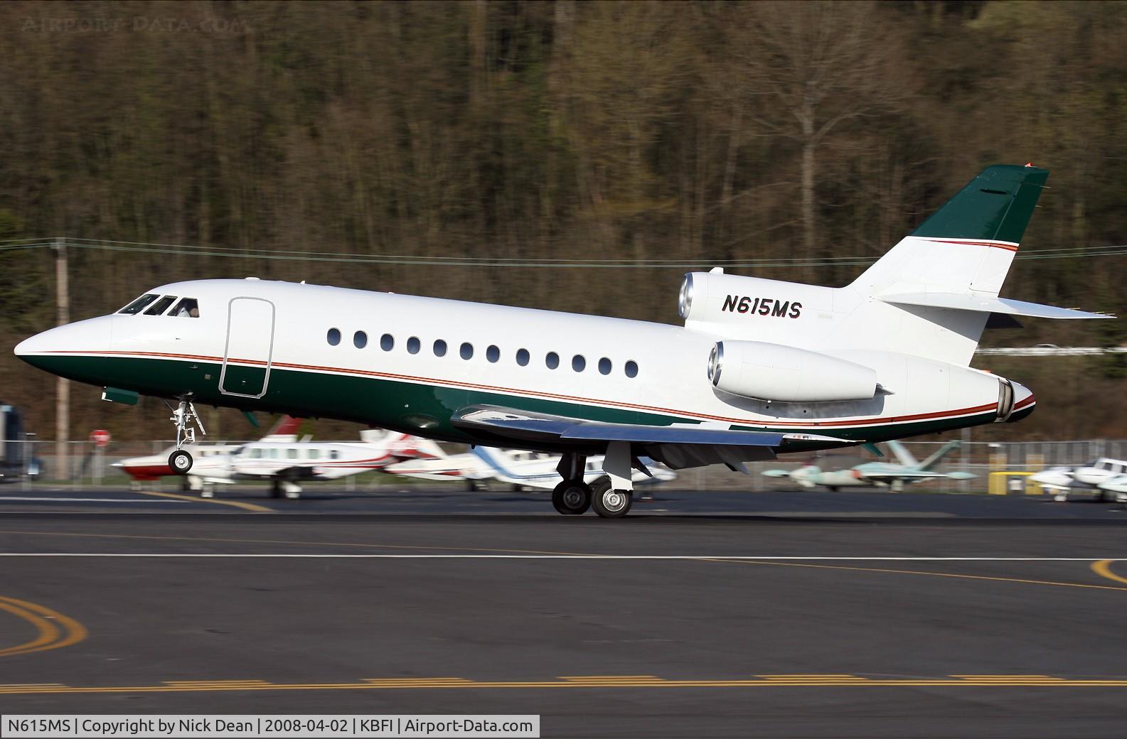 N615MS, 1987 Dassault Falcon 900 C/N 25, KBFI