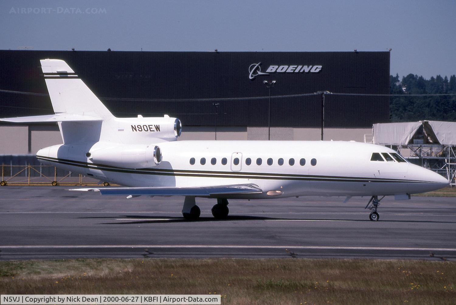 N5VJ, 1987 Dassault-Breguet Falcon (Mystere) 900 C/N 27, Seen here as N90EW this airframe is currently registered N5VJ as posted