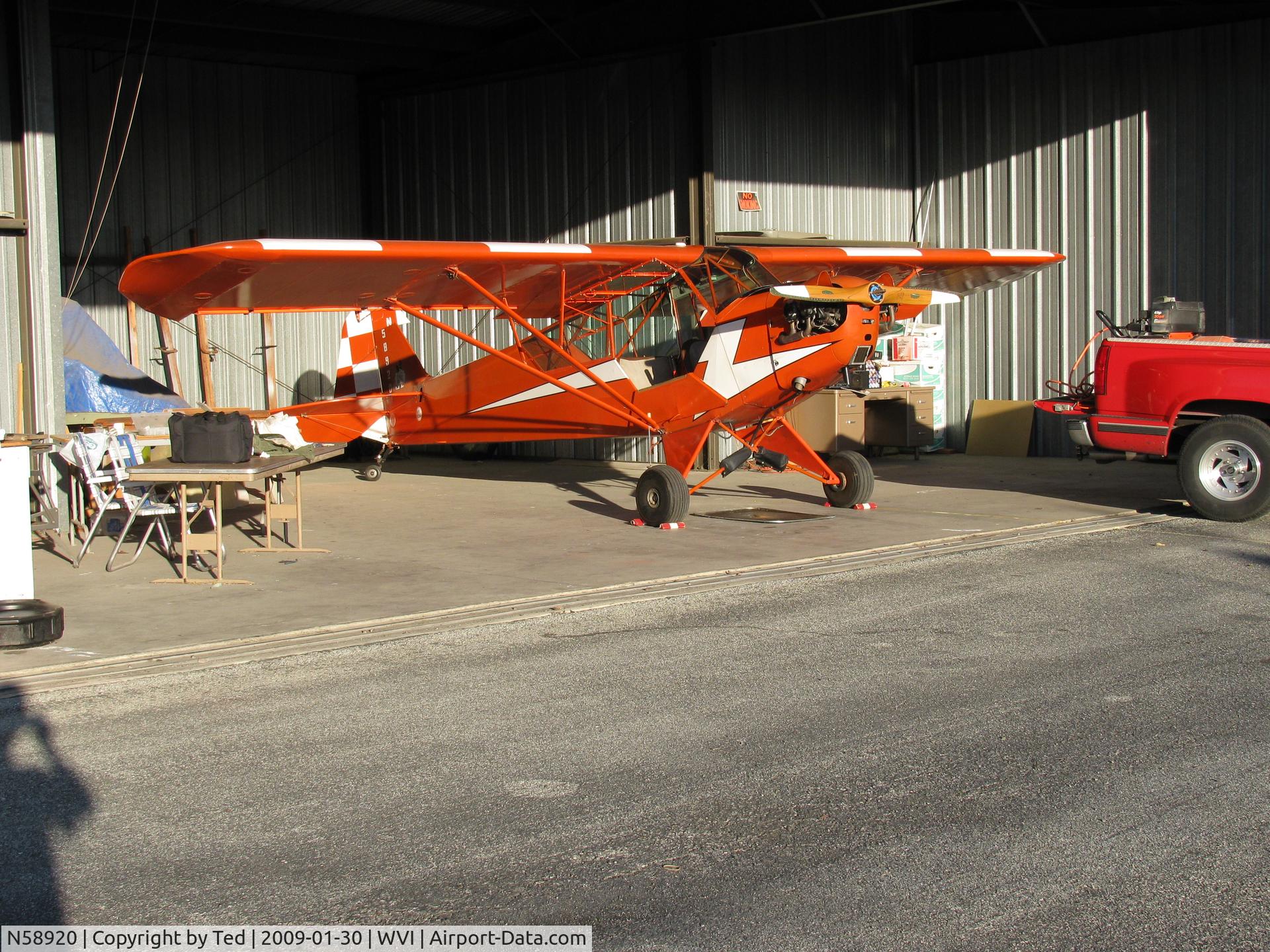 N58920, 1958 Piper J3C-65 Cub Cub C/N 45-55225, N58920 at WVI
