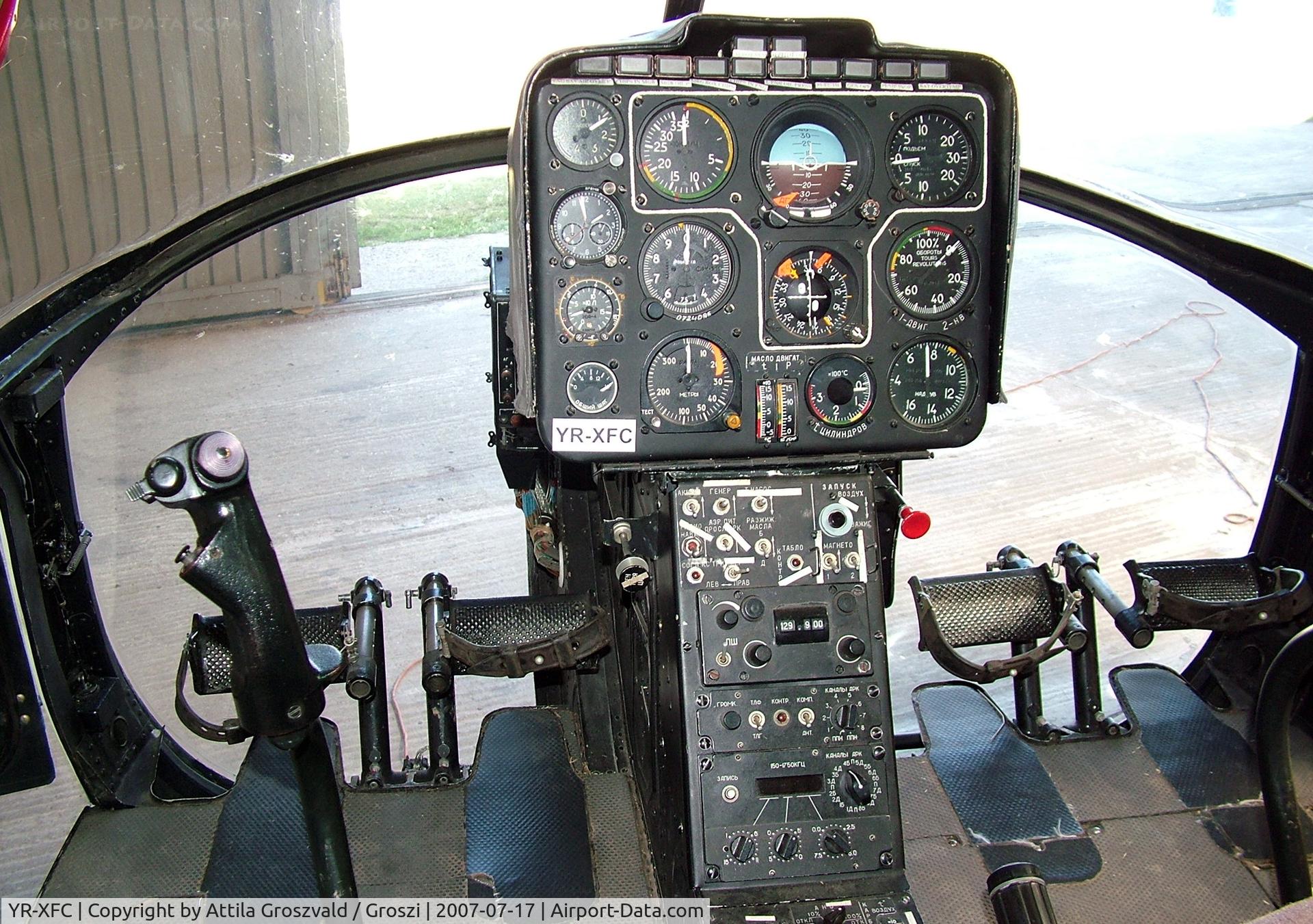 YR-XFC, Mil Mi-34S C/N 9783001501005, Gyorszentiván-Bony Airport, Hungary. 2008-07-12 Air accident by Magyarkimle Donau river in Hungary.