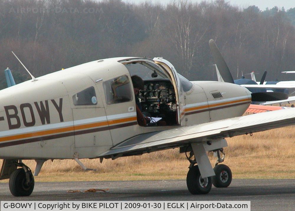 G-BOWY, 1981 Piper PA-28RT-201T Turbo Arrow IV Arrow IV C/N 28R-8131114, JUST CHECKING THE PAPERWORK