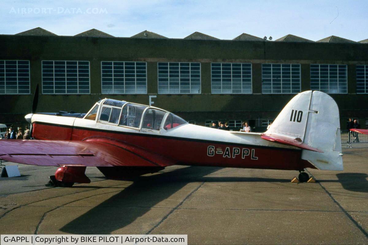 G-APPL, 1948 Percival P-40 Prentice T1 C/N PAC-013, TAKEN IN THE 80'S