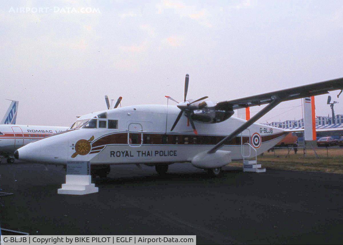 G-BLJB, 1984 Short 330-100 C/N SH.3099, FARNBOROUGH AIRSHOW 1984