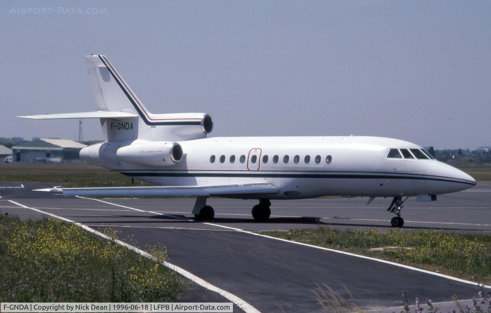 F-GNDA, 1990 Dassault Falcon 900 C/N 88, Paris Le Bourget
