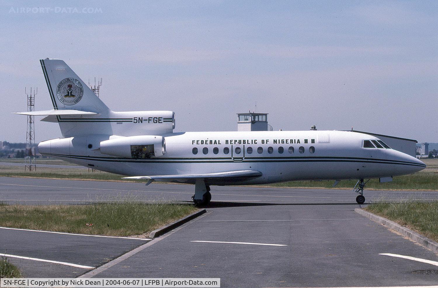 5N-FGE, 1990 Dassault Falcon 900 C/N 96, Paris Le Bourget