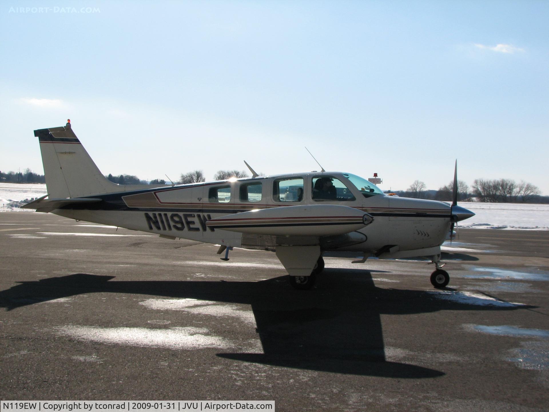 N119EW, 1981 Beech A36 Bonanza 36 C/N E-1863, at Queen City