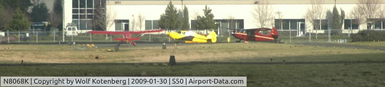 N8068K, 1947 Stinson 108-2 Voyager C/N 108-3068, better image of the trio this morning