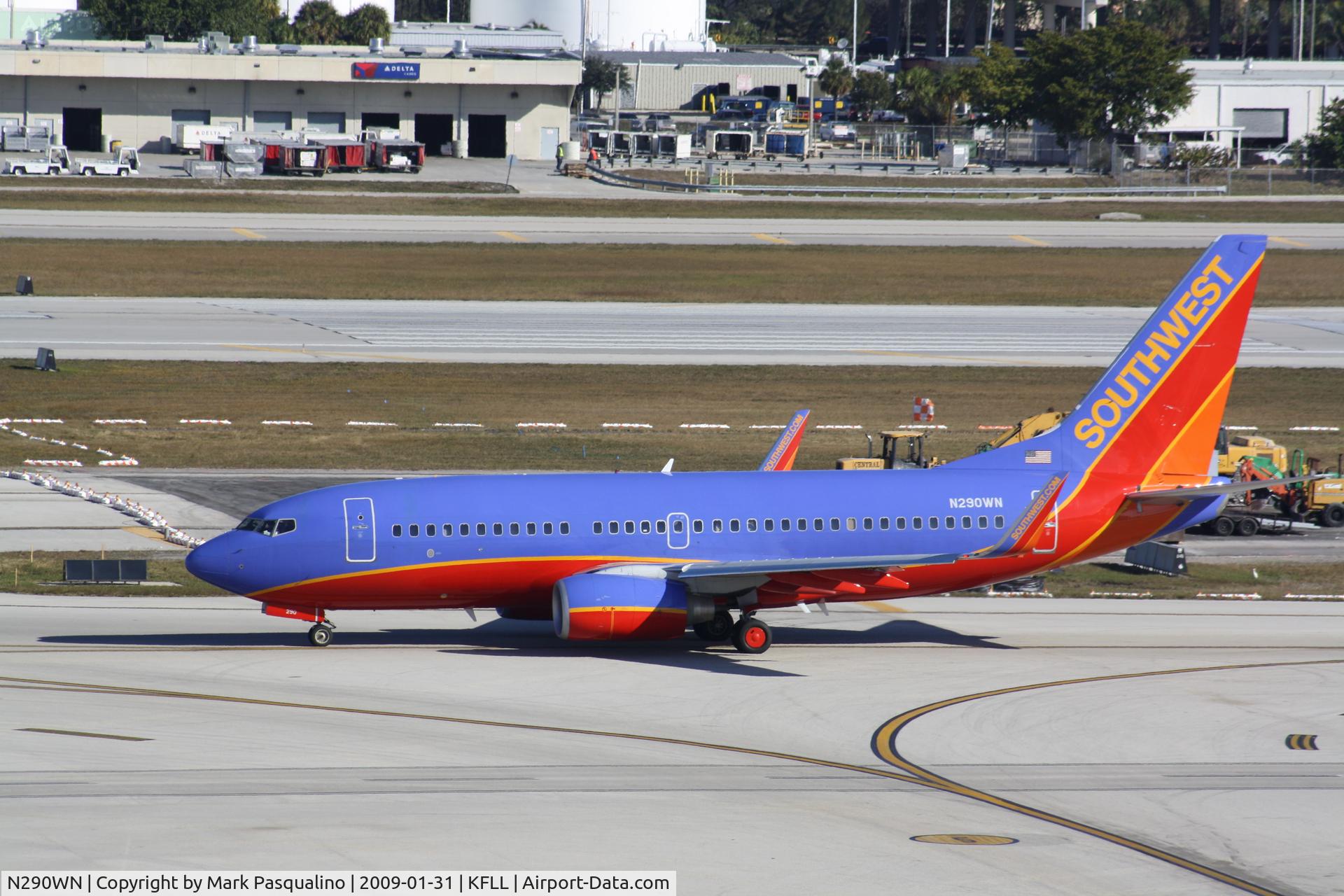 N290WN, 2007 Boeing 737-7H4 C/N 36632, Boeing 737-700