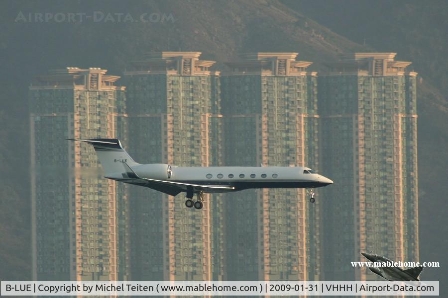 B-LUE, 2007 Gulfstream Aerospace GV-SP (G550) C/N 5147, From Hong Kong Civil Aviation Department