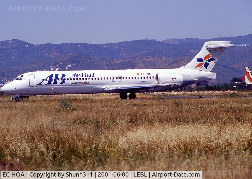 EC-HOA, 2000 Boeing 717-2CM C/N 55061, Ready for take off rwy 20