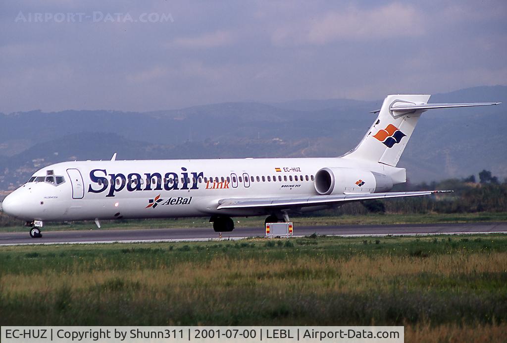 EC-HUZ, 2001 Boeing 717-23S C/N 55066, Ready for take off rwy 20