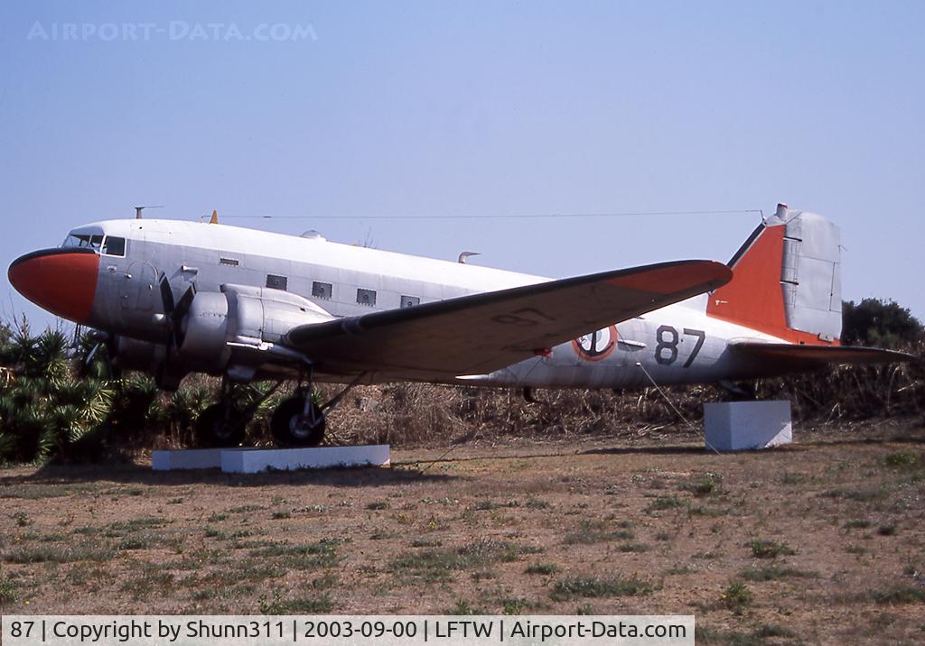 87, 1942 Douglas DC-3A-360 (C-47) C/N 4579, Preserved French Navy DC-3 at the Nimes-Garons Navy Base