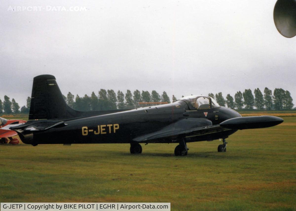 G-JETP, 1964 BAC 84 Jet Provost T.4 C/N PAC/W/17635, GOODWOOD AIRSHOW 1986. A/C NOW DERELICT IN CYPRUS