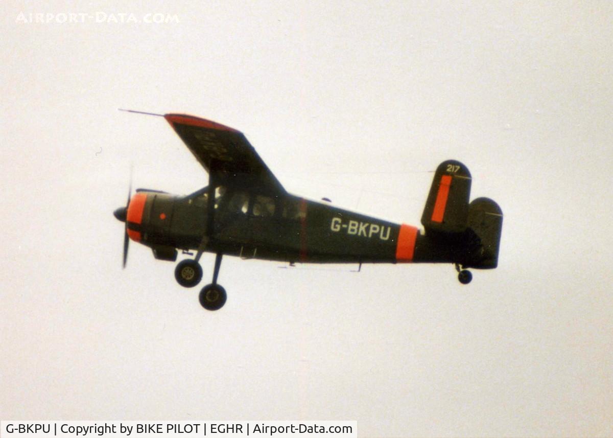 G-BKPU, 1960 Max Holste MH-1521M Broussard C/N 217, GOODWOOD AIRSHOW 1986