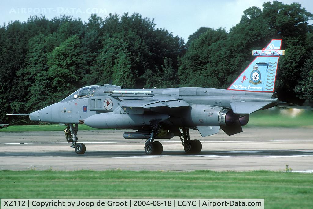 XZ112, 1976 Sepecat Jaguar GR.3A C/N S.113, 90 years 6 Squadron.