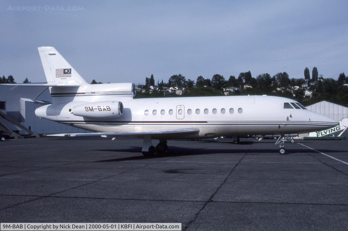 9M-BAB, 1992 Dassault Falcon 900B C/N 121, KBFI