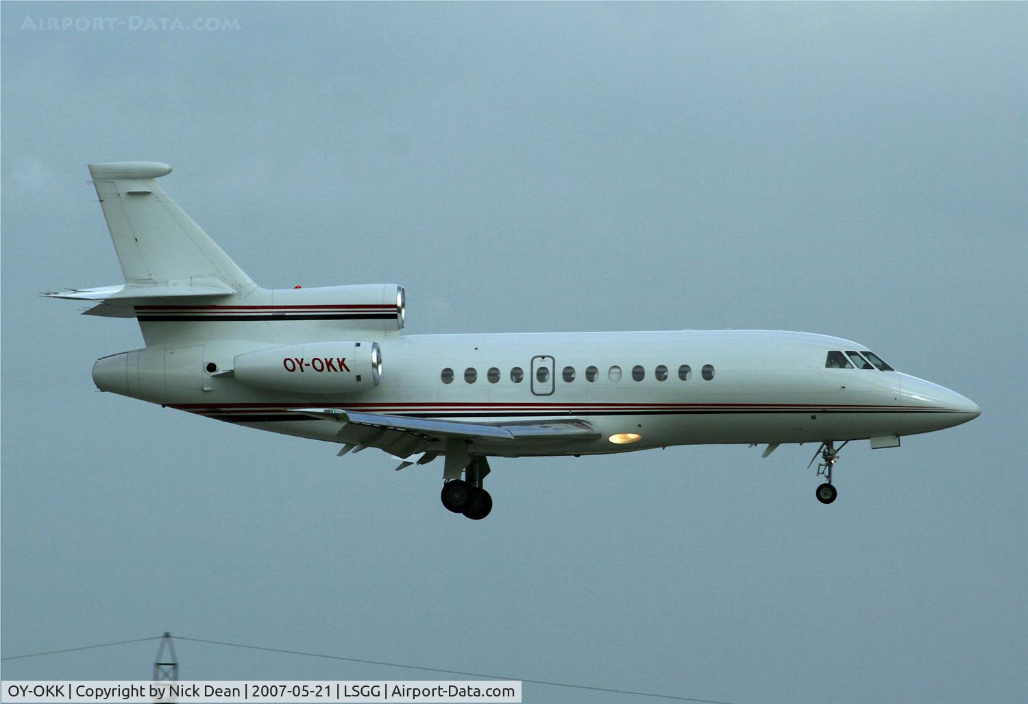 OY-OKK, 2003 Dassault Falcon 900EX C/N 128, LSGG