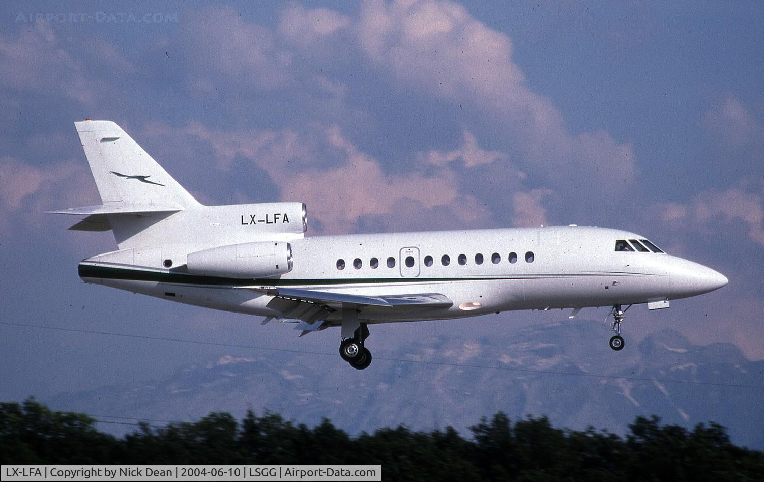 LX-LFA, 1995 Dassault Falcon 900B C/N 154, LSGG