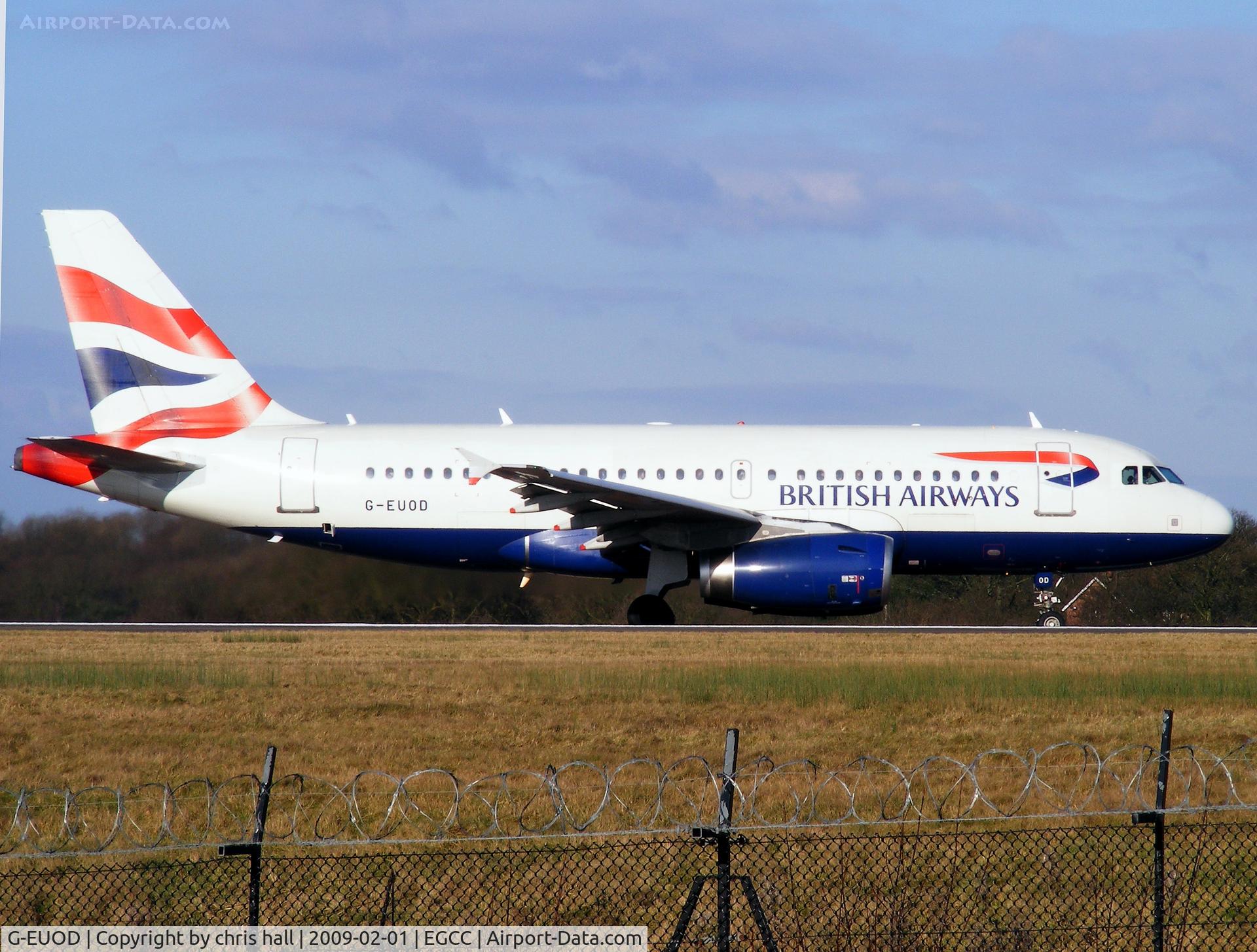 G-EUOD, 2001 Airbus A319-131 C/N 1558, British Airways
