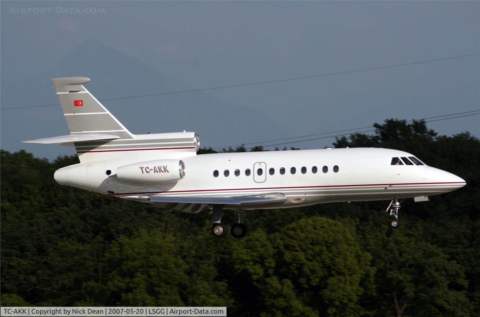 TC-AKK, 1997 Dassault Falcon 900B C/N 171, LSGG