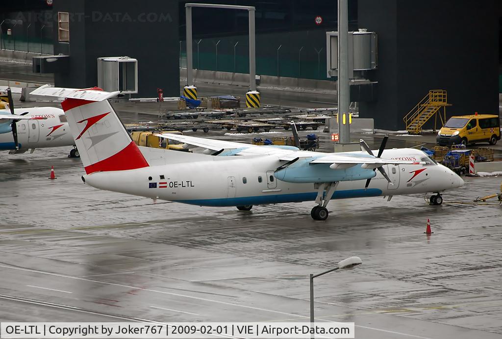 OE-LTL, 1997 De Havilland Canada DHC-8-314Q Dash 8 C/N 485, Austrian arrows De Havilland Canada DHC-8-314Q