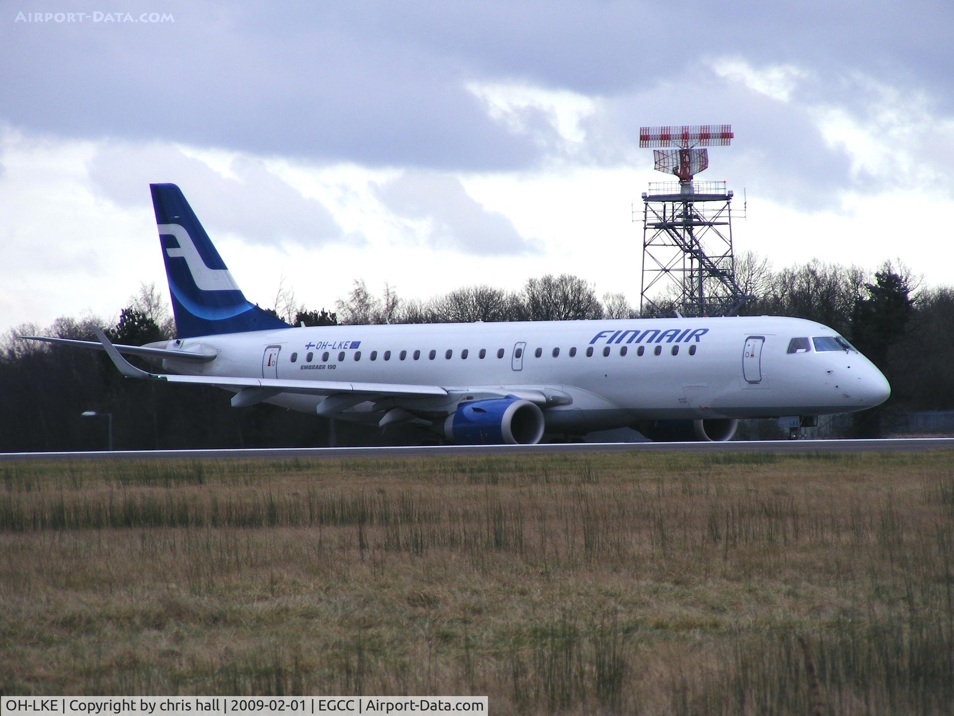 OH-LKE, 2007 Embraer 190LR (ERJ-190-100LR) C/N 19000059, Finnair