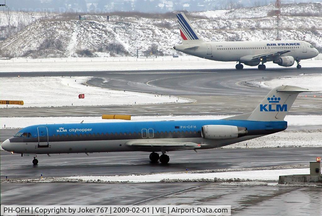 PH-OFH, 1989 Fokker 100 (F-28-0100) C/N 11277, KLM cityhopper Fokker F-100