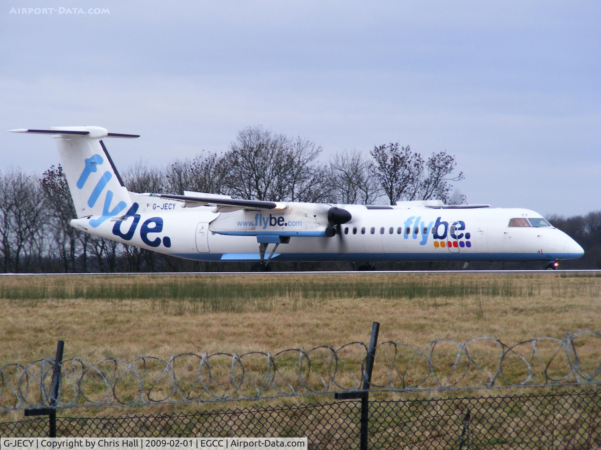 G-JECY, 2007 De Havilland Canada DHC-8-402Q Dash 8 C/N 4157, flybe
