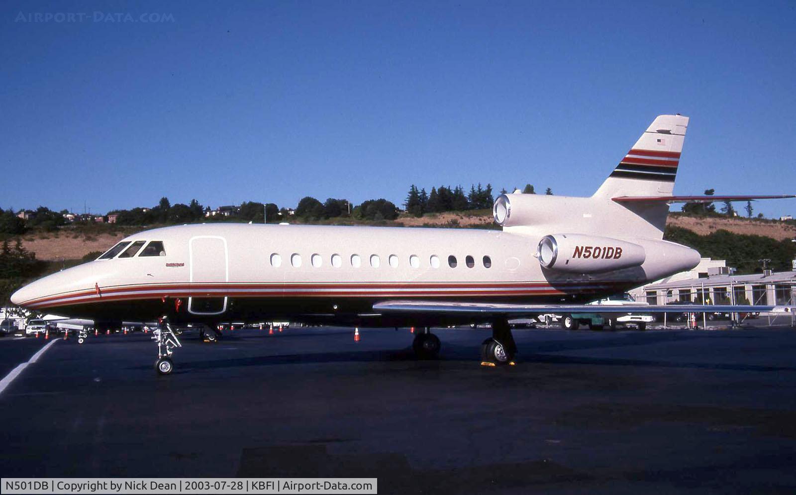 N501DB, 2002 Dassault Falcon 900 C/N 196, KBFI