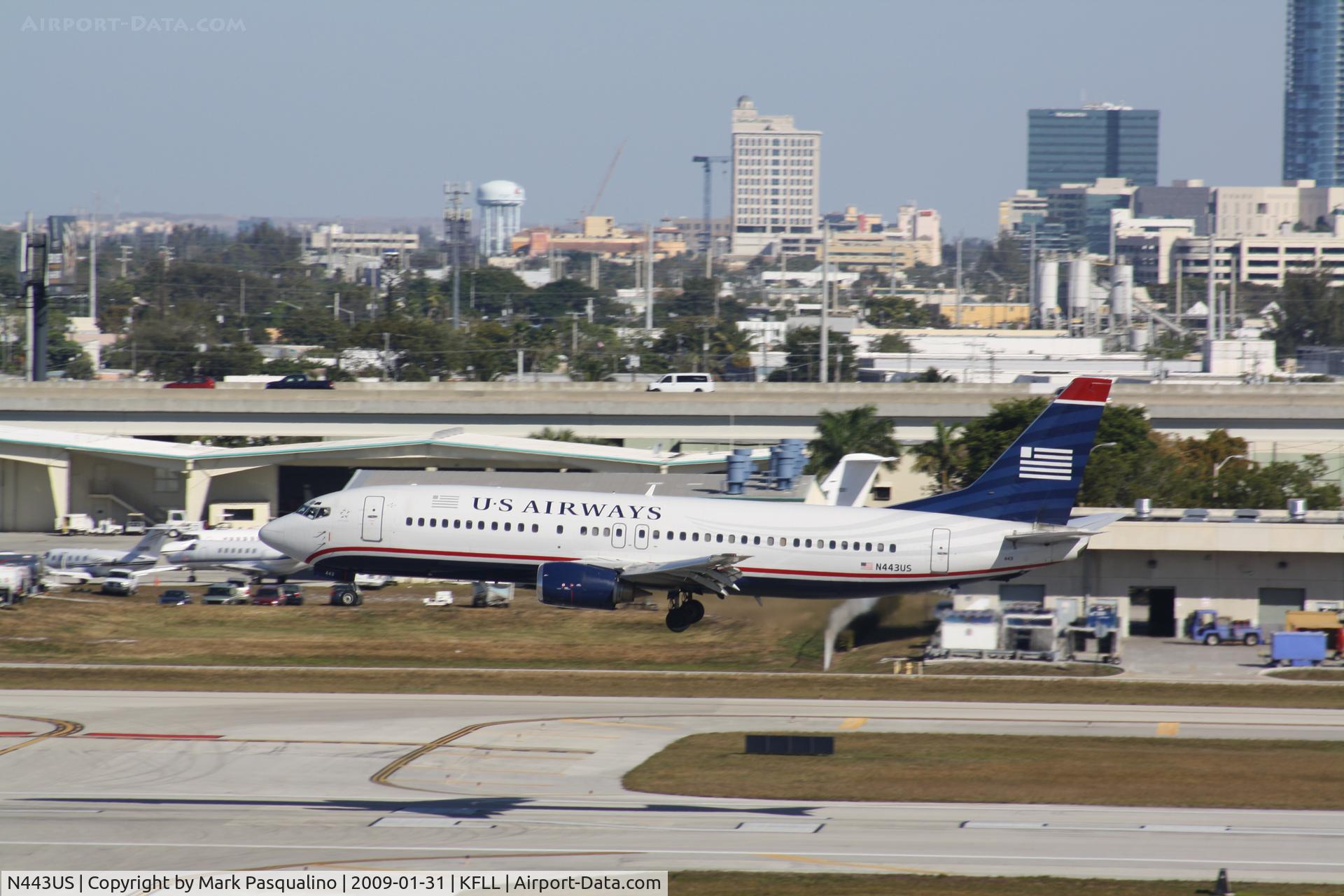 N443US, 1990 Boeing 737-4B7 C/N 24842, Boeing 737-400