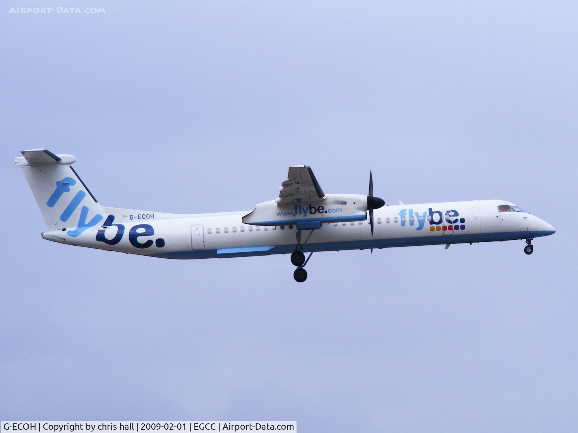 G-ECOH, 2008 De Havilland Canada DHC-8-402Q Dash 8 C/N 4221, flybe