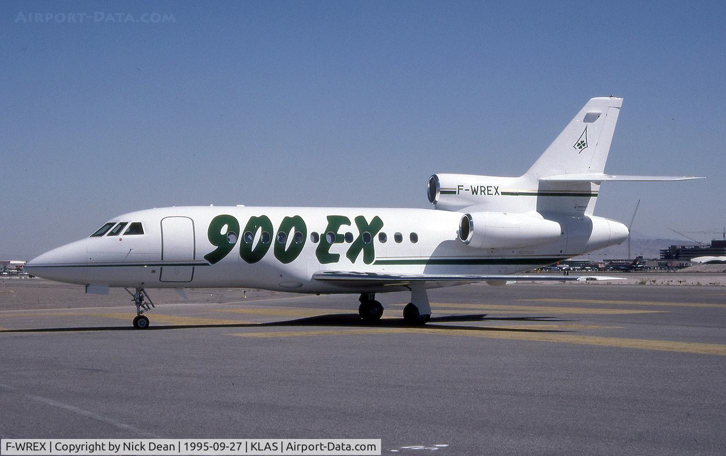 F-WREX, 1995 Dassault Falcon 900EX C/N 001, KLAS