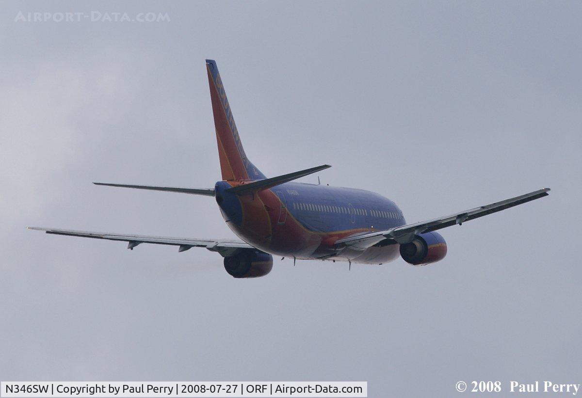 N346SW, 1989 Boeing 737-3H4 C/N 24153, One of the many Southwest flights