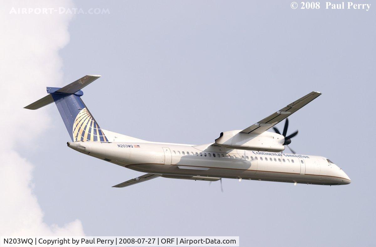 N203WQ, 2008 Bombardier DHC-8-402 Dash 8 C/N 4203, Graceful and gone