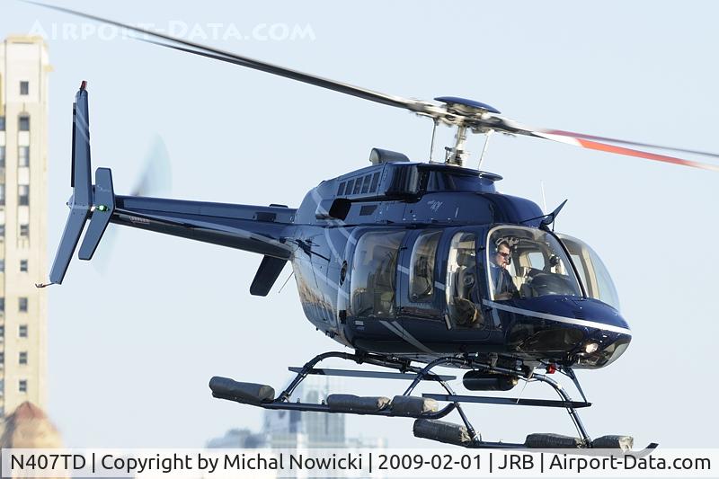 N407TD, 2007 Bell 407 C/N 53764, N407TD over JRB