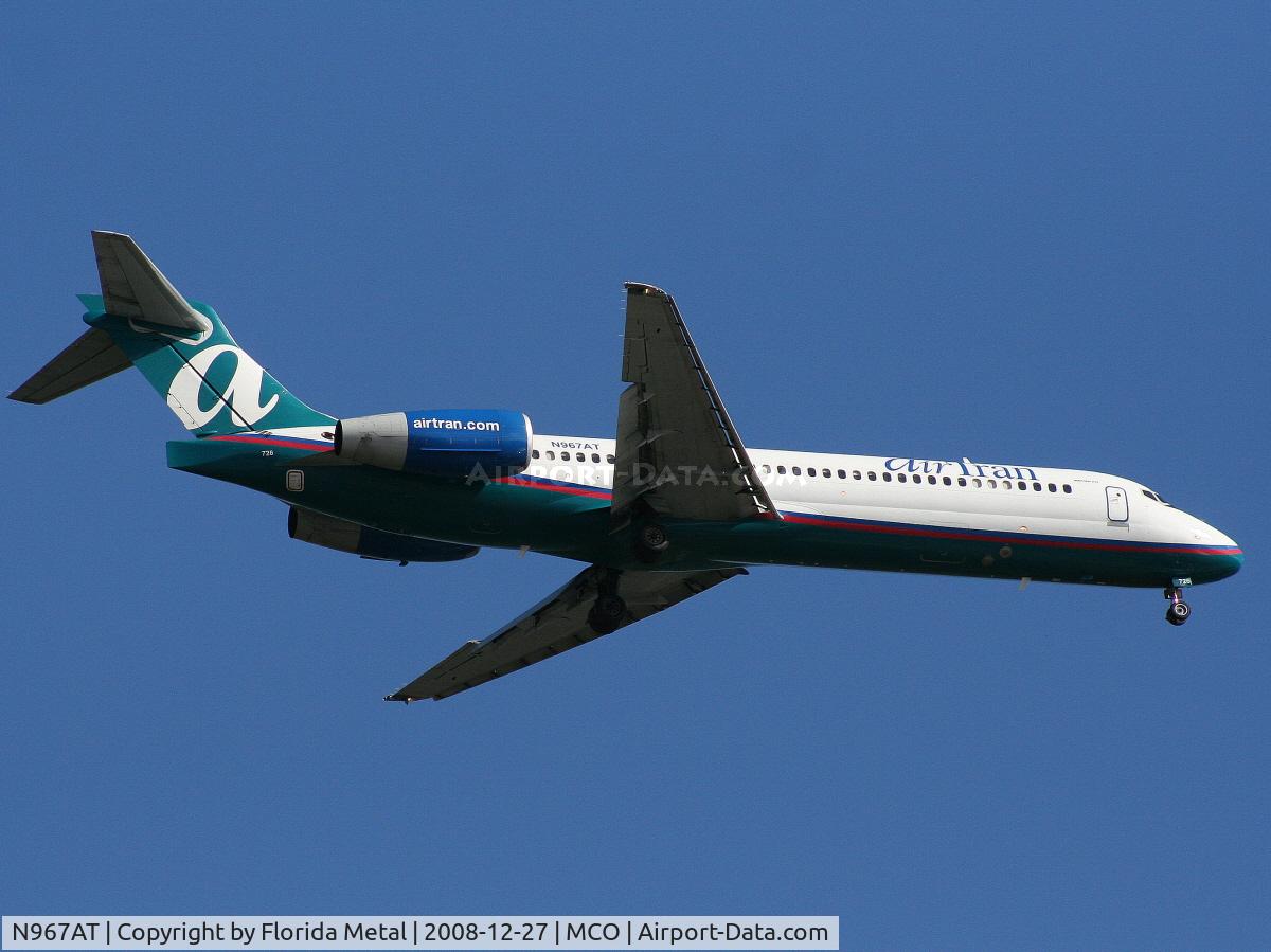 N967AT, 2001 Boeing 717-200 C/N 55028, Air Tran 717