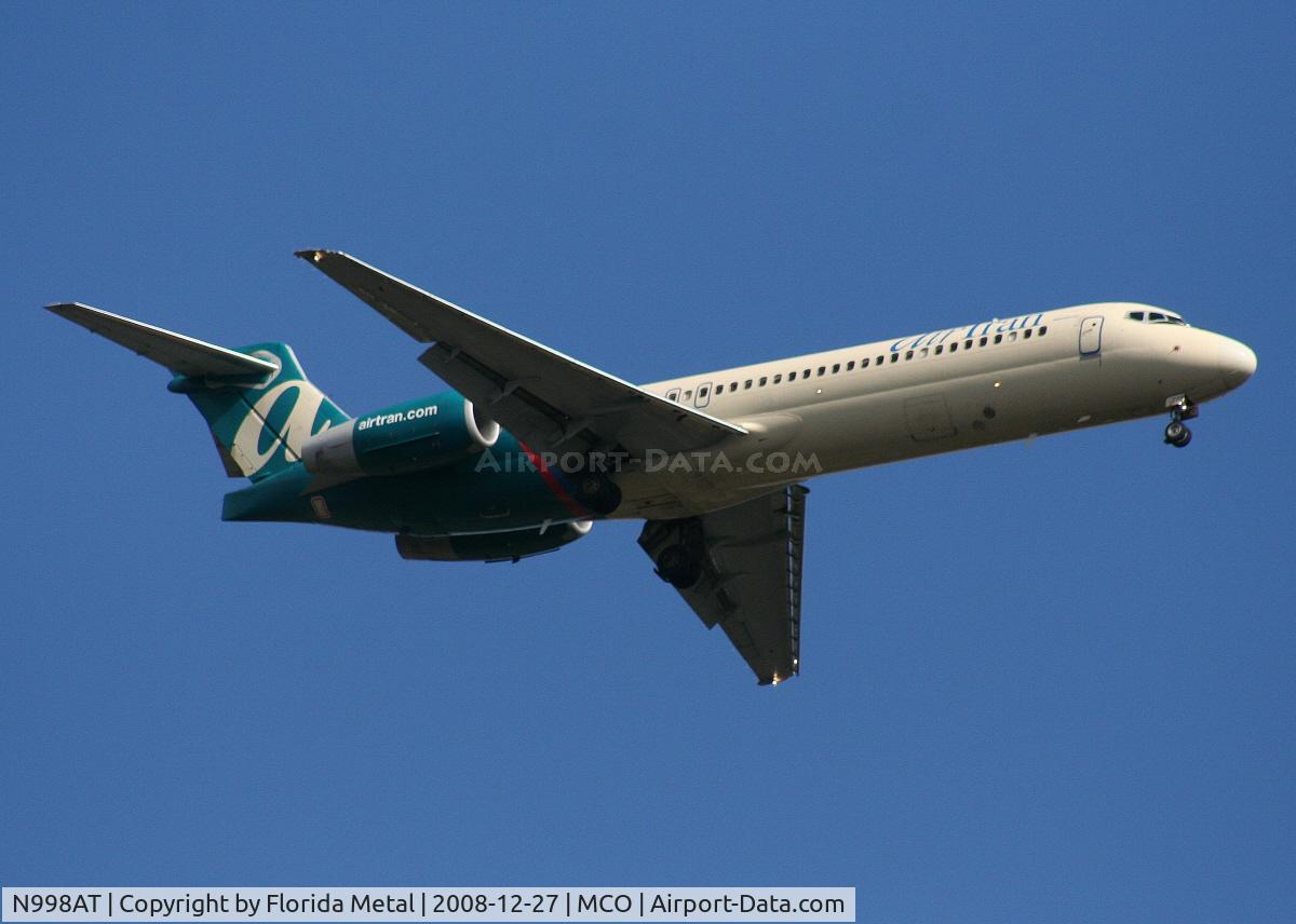 N998AT, 2002 Boeing 717-200 C/N 55142, Air Tran 717