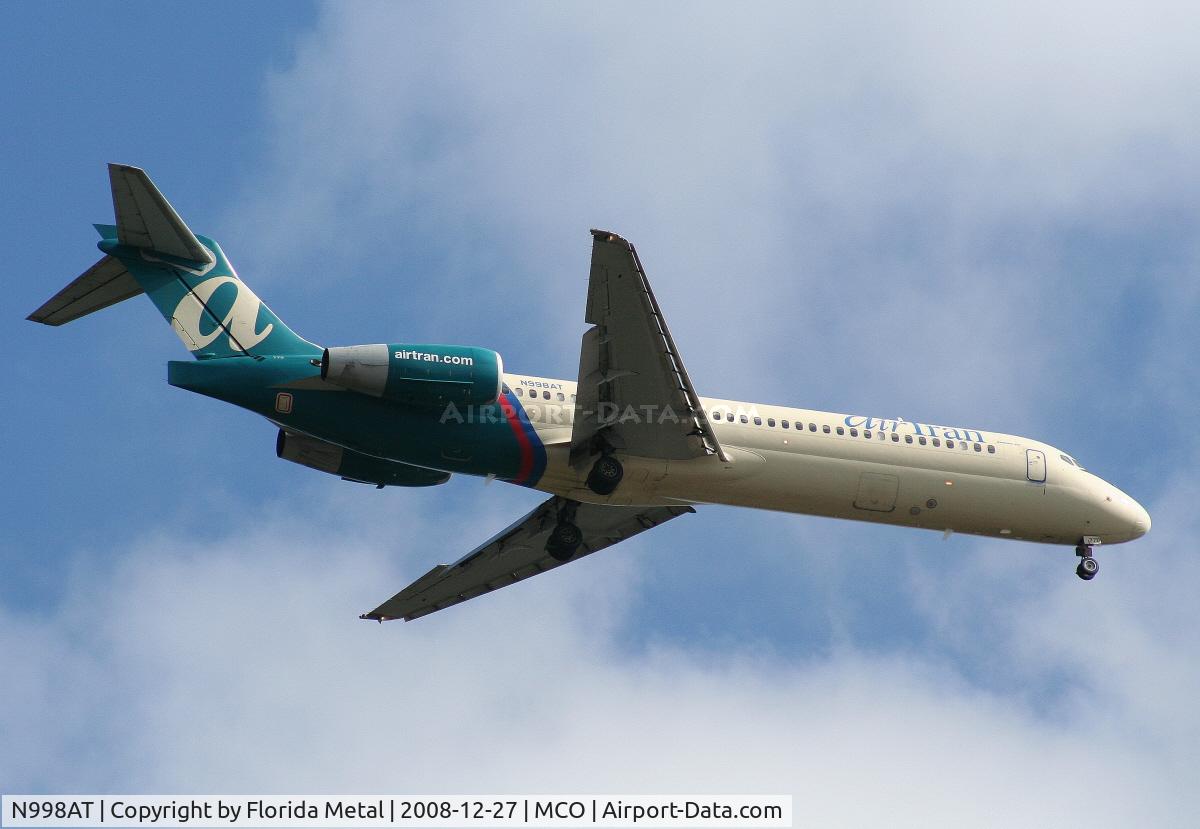 N998AT, 2002 Boeing 717-200 C/N 55142, Air Tran 717