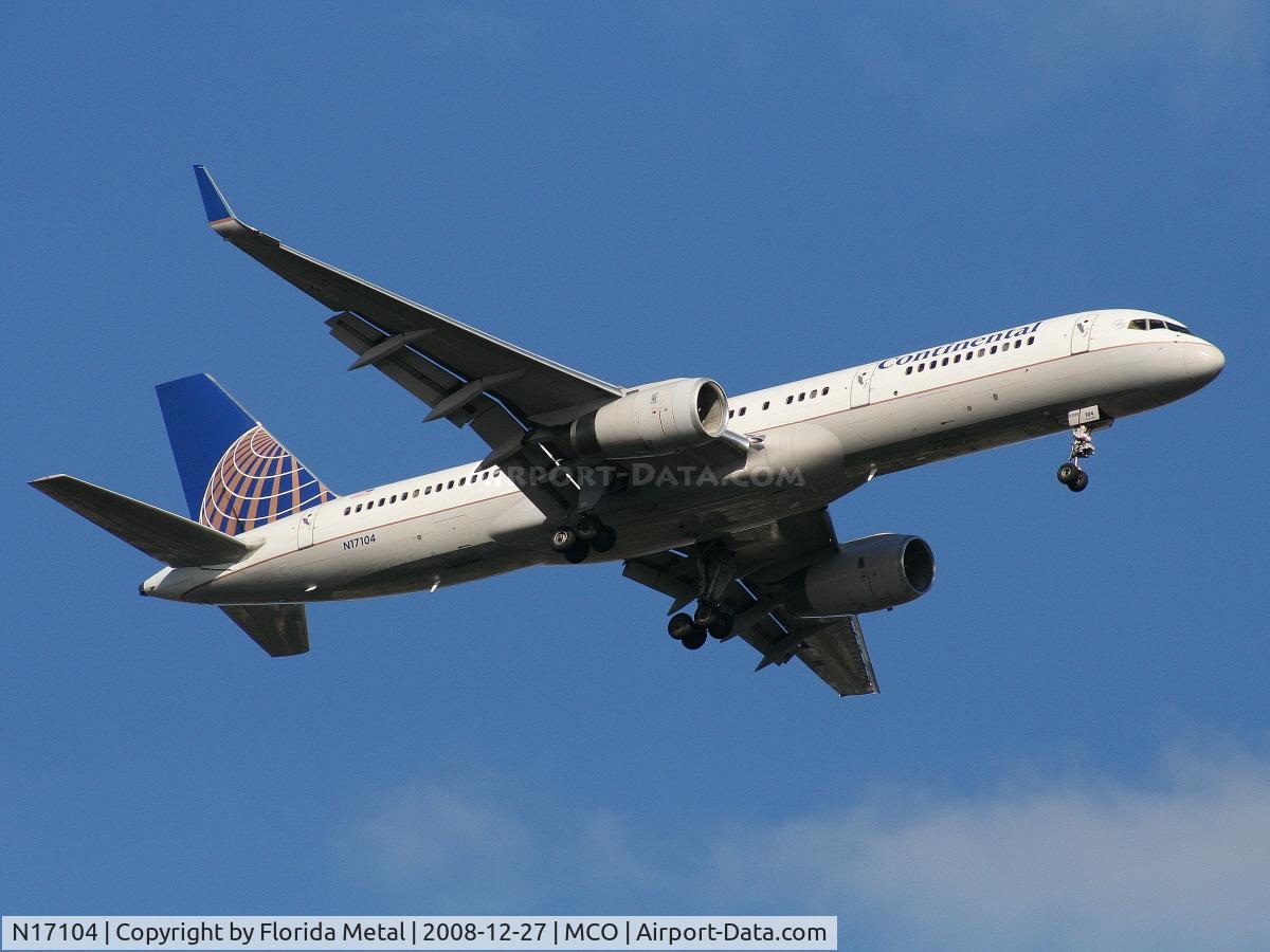 N17104, 1994 Boeing 757-224 C/N 27294, Continental 757-200