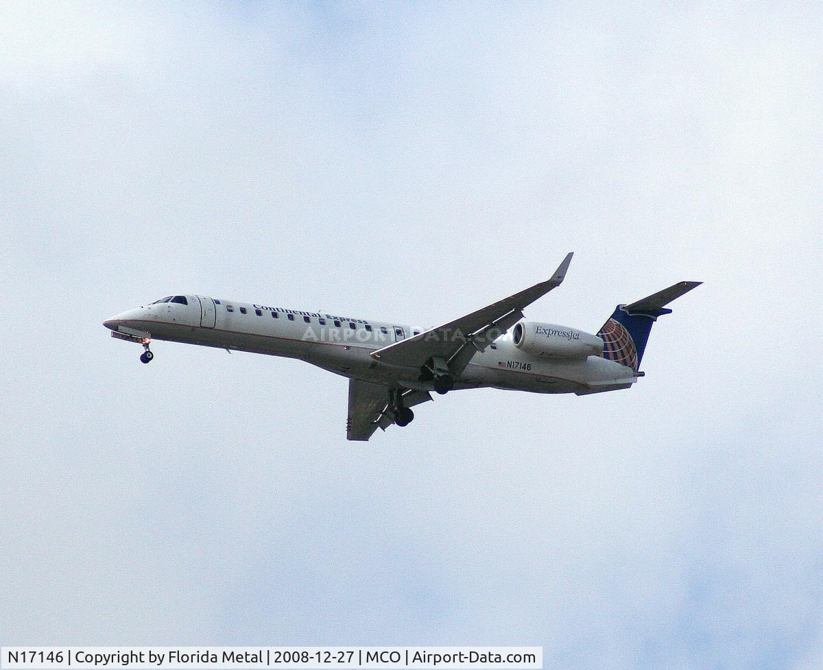 N17146, 2003 Embraer ERJ-145XR (EMB-145XR) C/N 145746, Continental Expressjet E145XR