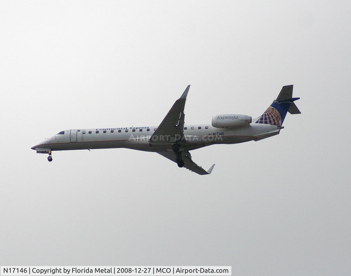 N17146, 2003 Embraer ERJ-145XR (EMB-145XR) C/N 145746, Continental Expressjet E145XR