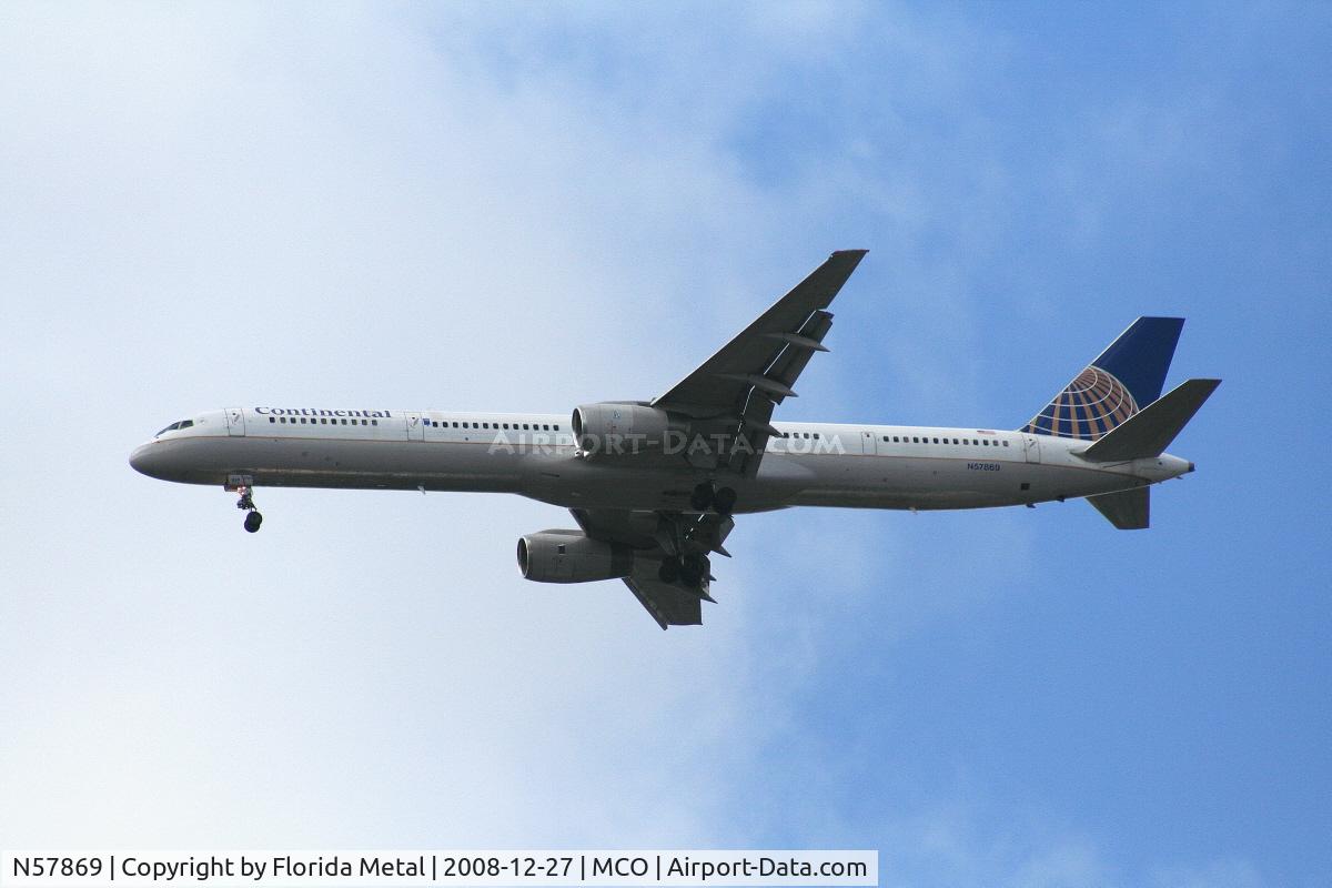 N57869, 2002 Boeing 757-33N C/N 32593, Continental 757-300
