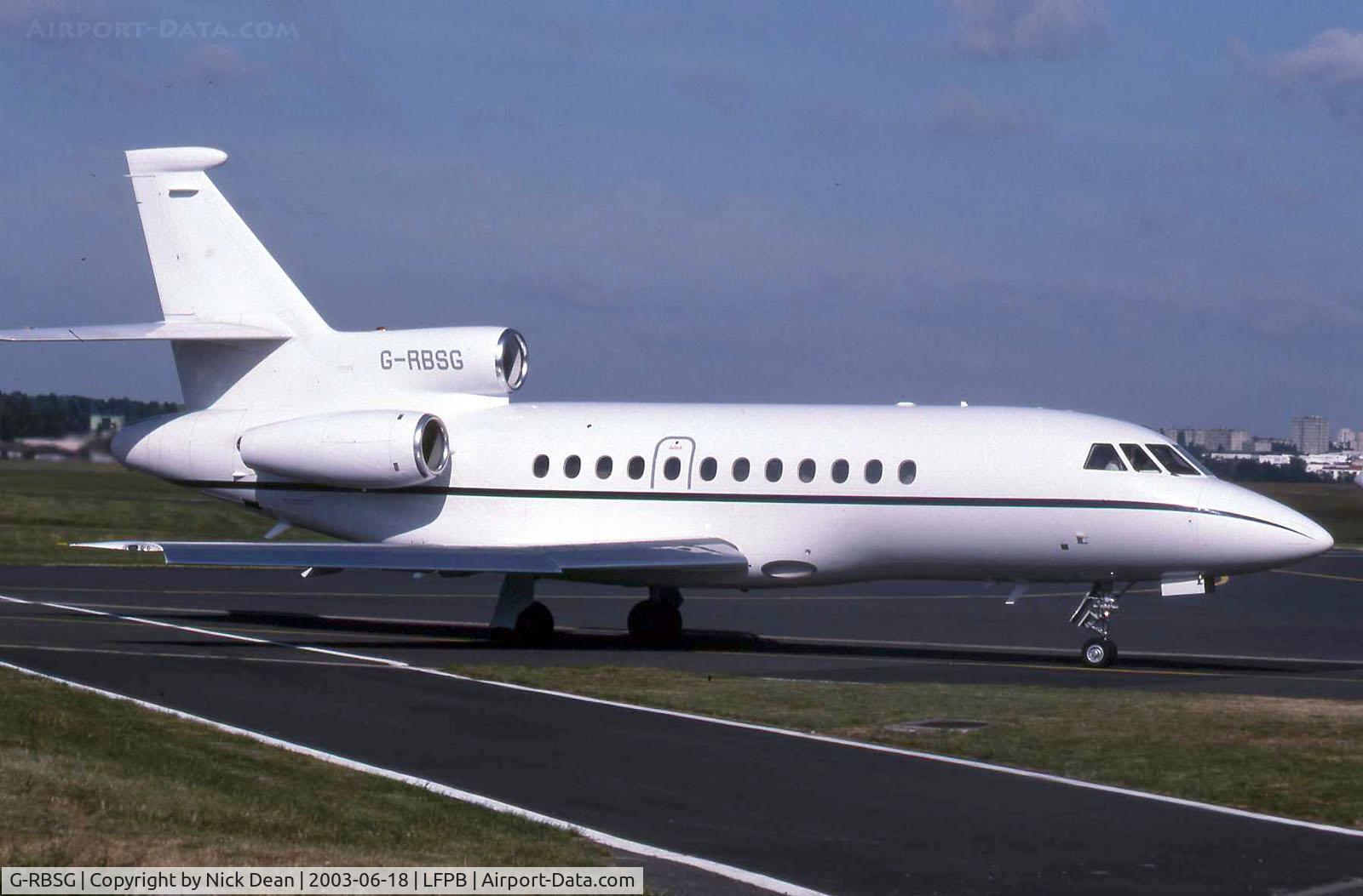 G-RBSG, 2002 Dassault Falcon 900EX C/N 113, Paris Le Bourget