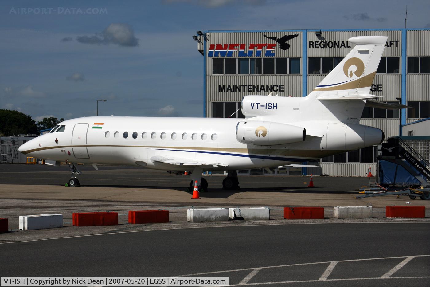VT-ISH, Dassault Falcon 900EX C/N 166, EGSS