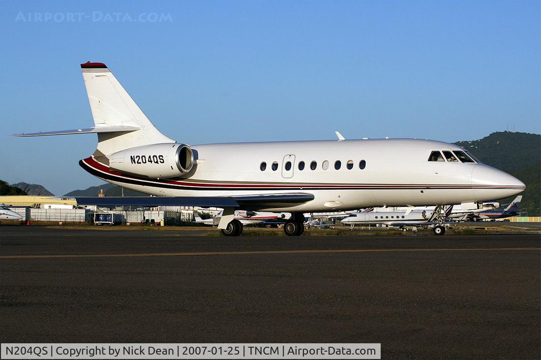 N204QS, 1999 Dassault Falcon 2000 C/N 104, TNCM